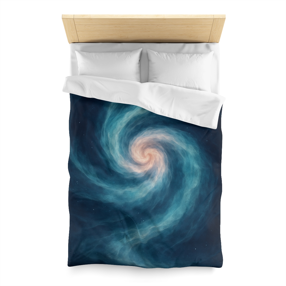 Nebula Silk Spiral personalized bedding duvets