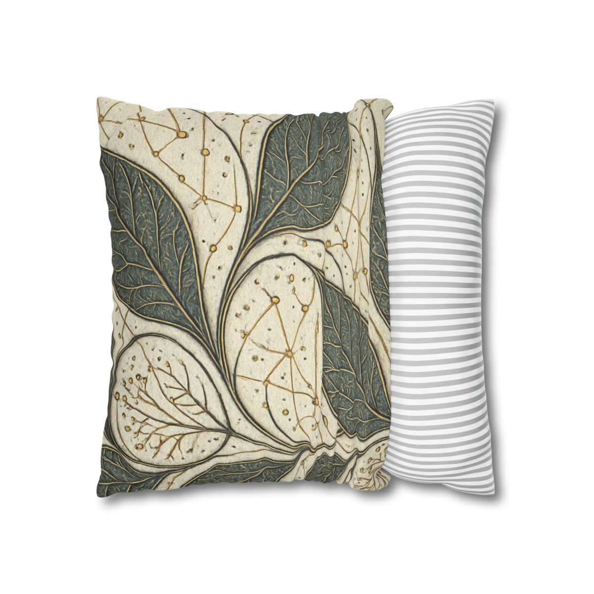 Leaf Vein Starchart Filigree designer print pillow cases