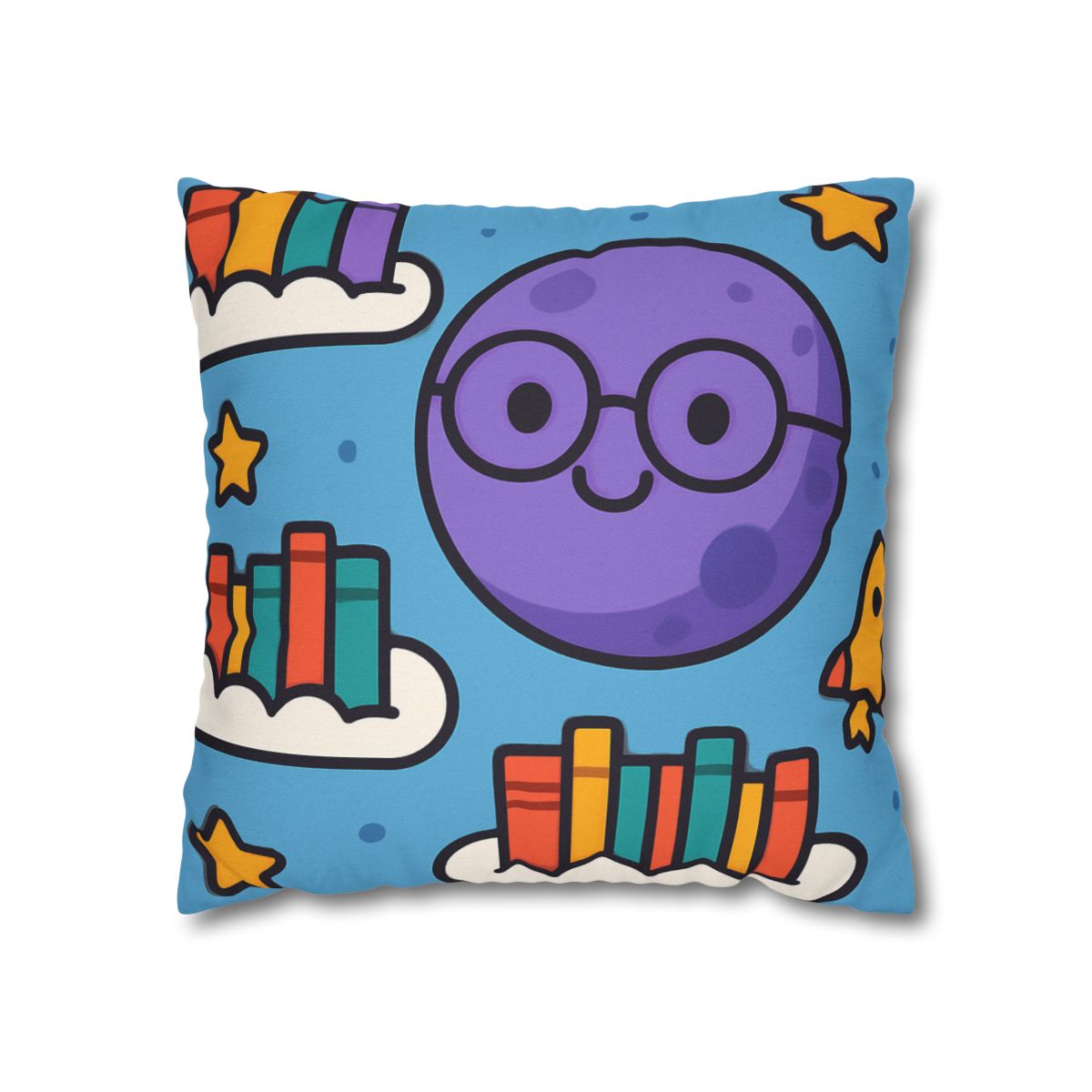 The Cloud Library Of Planet Puff soft cotton pillow cases