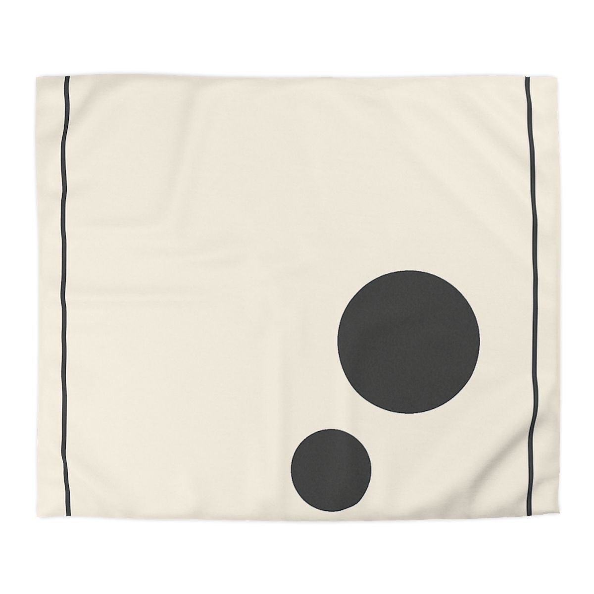 Offset Frame With Twin Disks soft comforter duvets