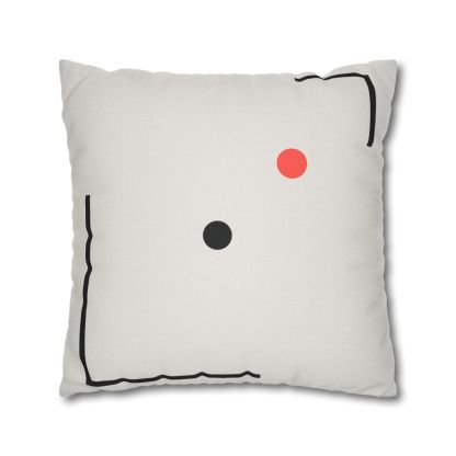 Nested Corner Frames With Two Dots trendy patterned pillow cases