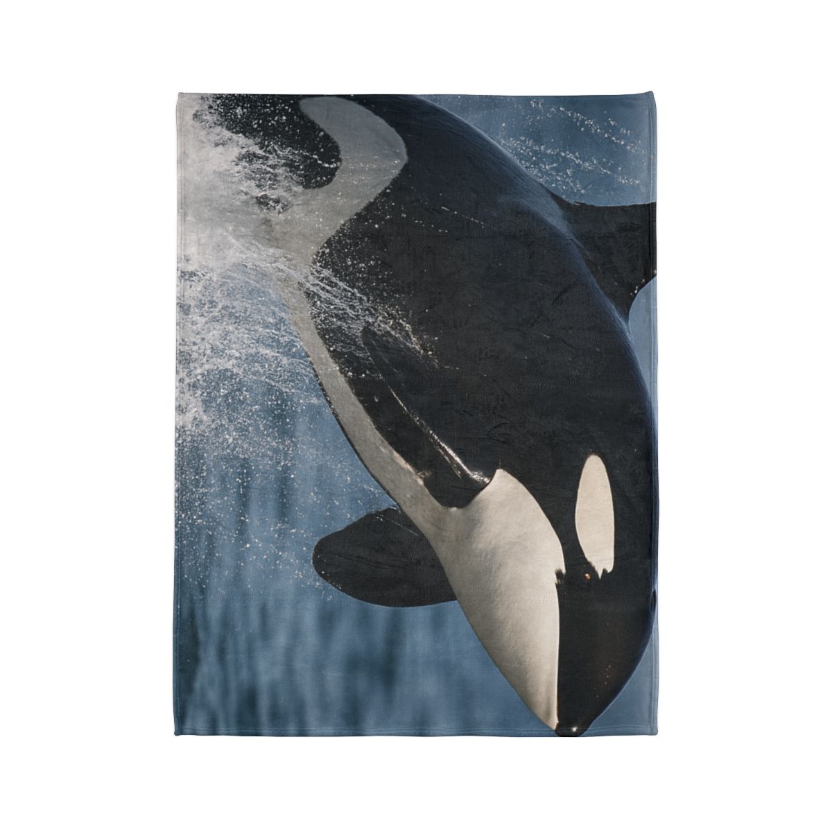 Tidal Monarch Orca soft fleece blankets