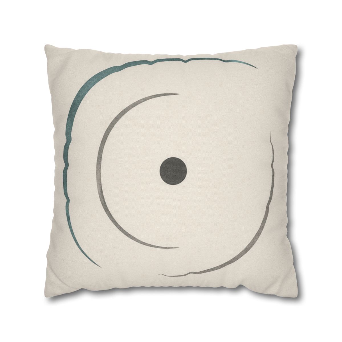 Twin Arcs And Centered Dot soft cotton pillow cases