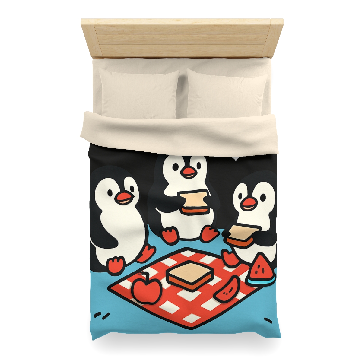Planet Picnic Penguins soft comforter duvets