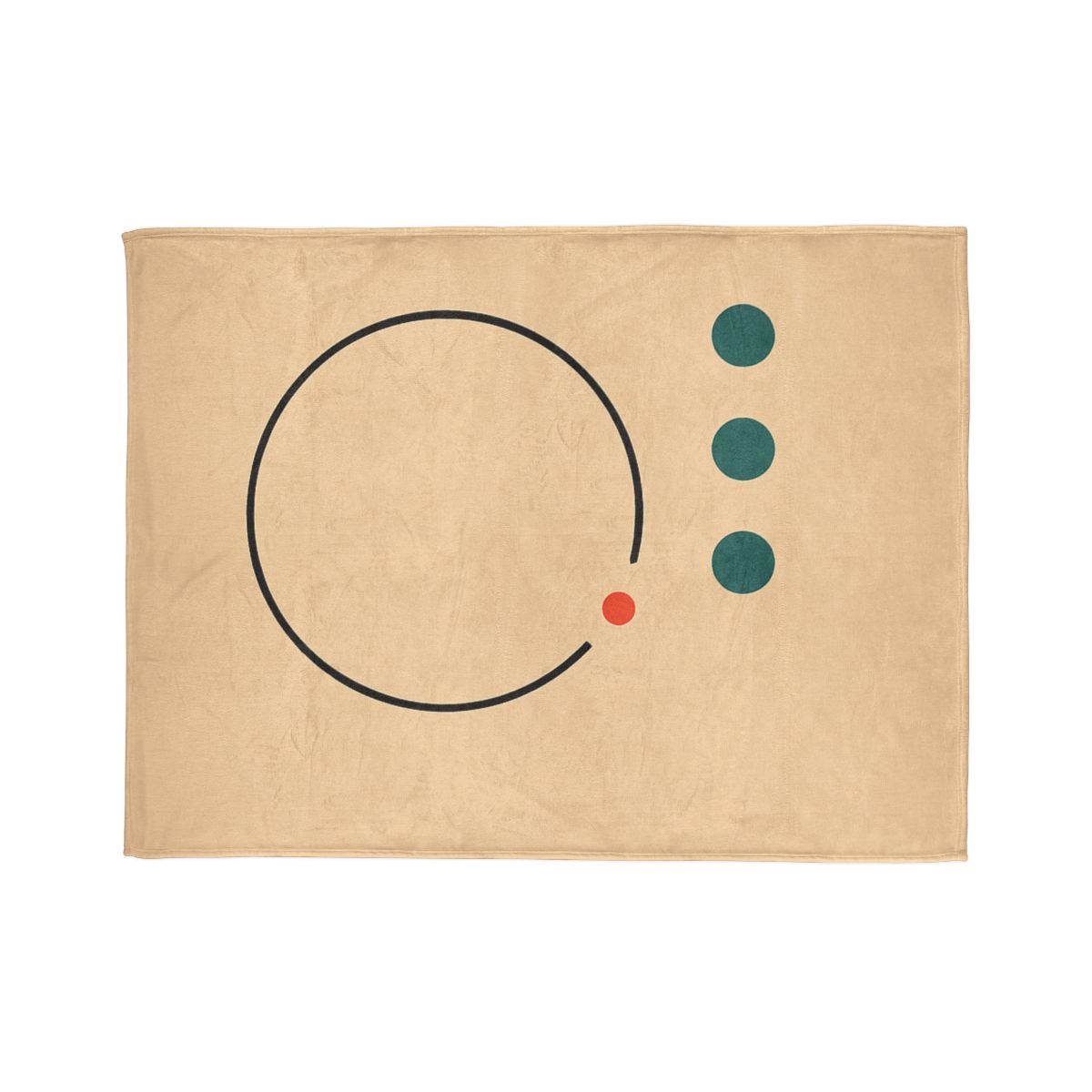 Broken Ring With Offset Triplet trendy patterned blankets