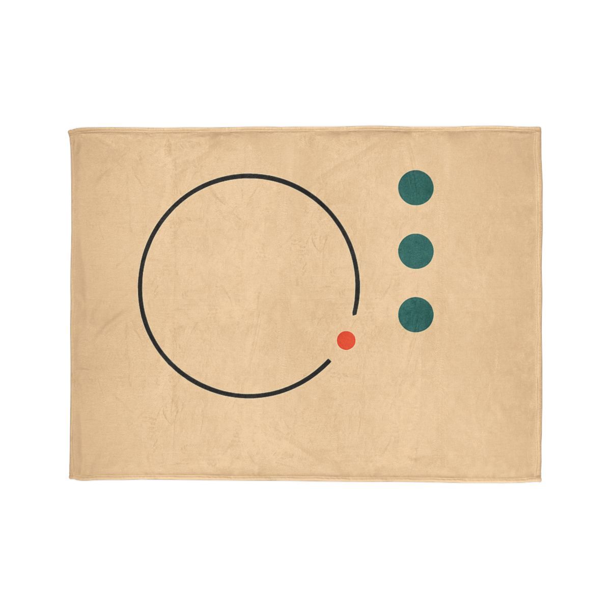 Broken Ring With Offset Triplet trendy patterned blankets