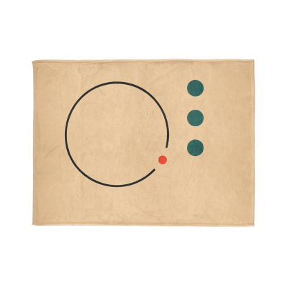 Broken Ring With Offset Triplet trendy patterned blankets