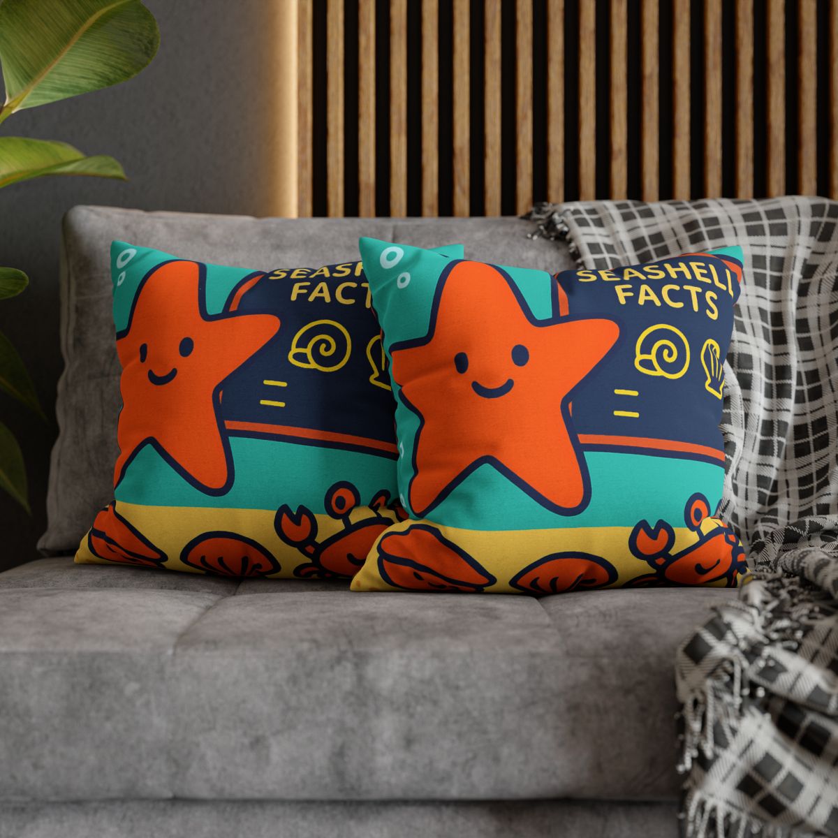 Starfish Science Class stylish decorative pillowcases