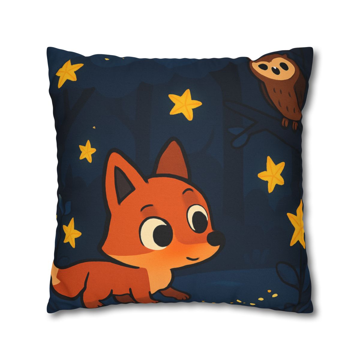 Cosmic Forest Fox personalized pillow covers