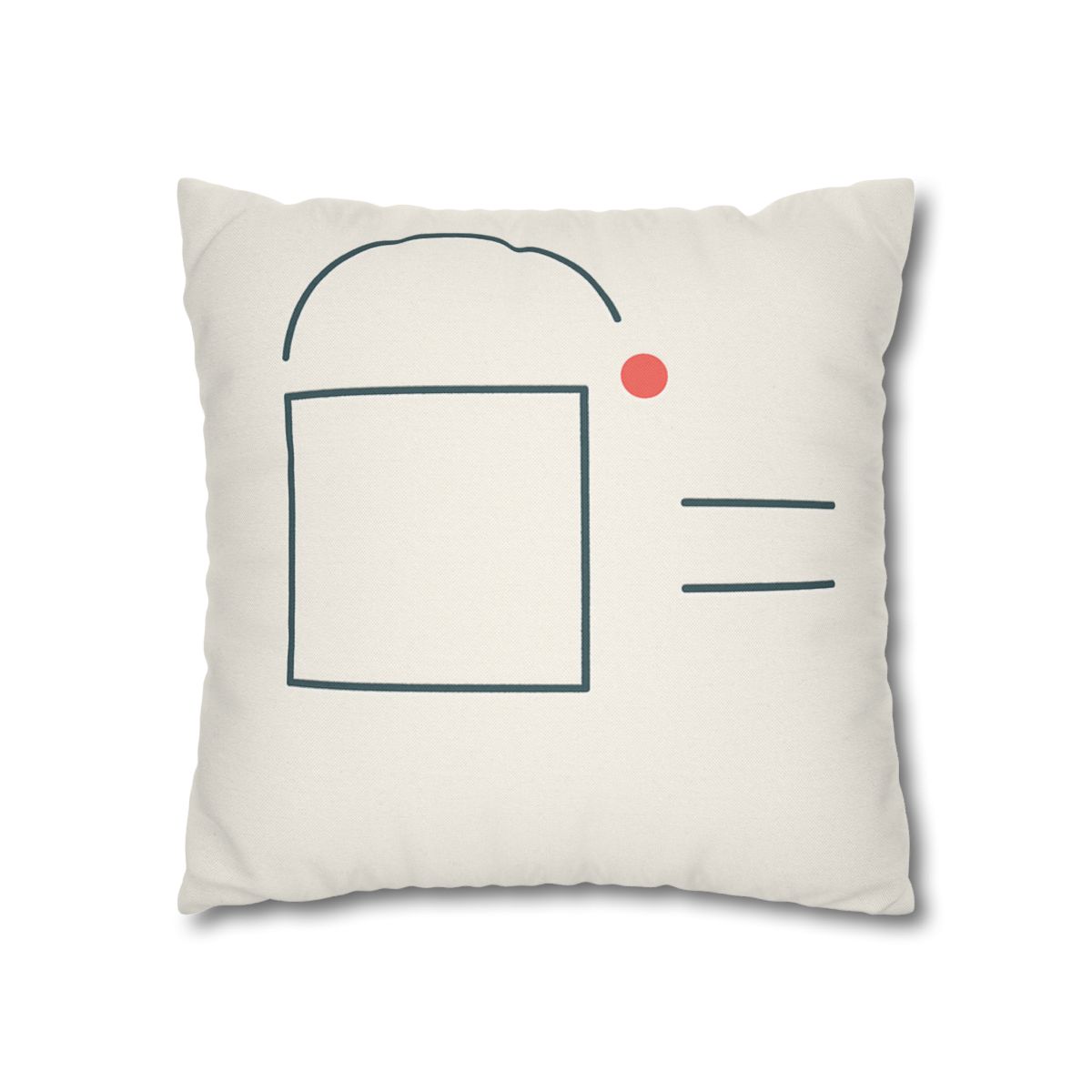 Open Frame With Drifting Arc personalized pillow covers