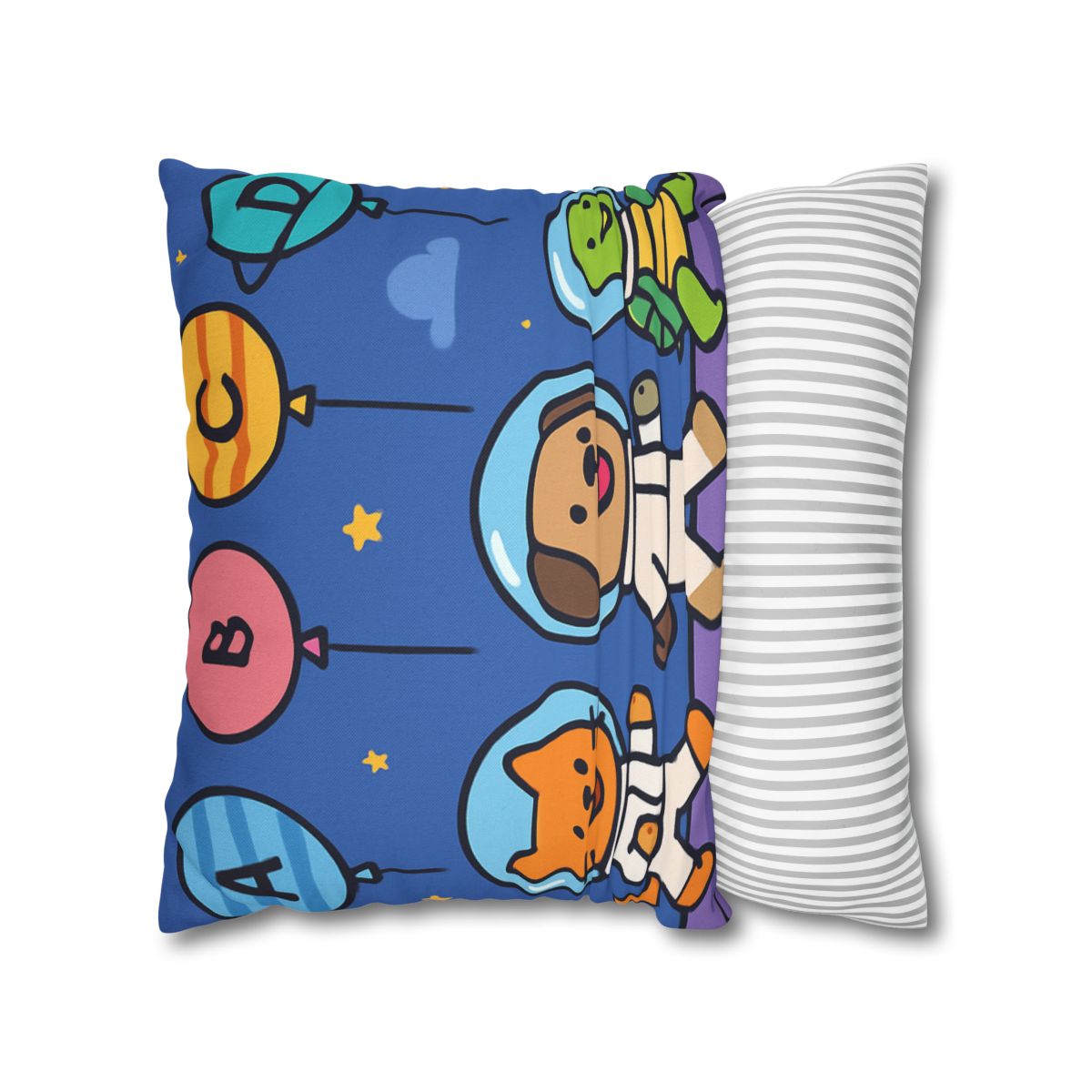Planet Parade Of The Animal Astronauts personalized pillow covers