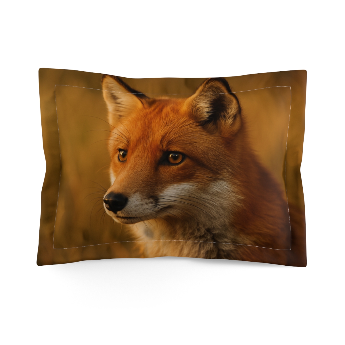 Crimson Whisper Red Fox gift pillows for home