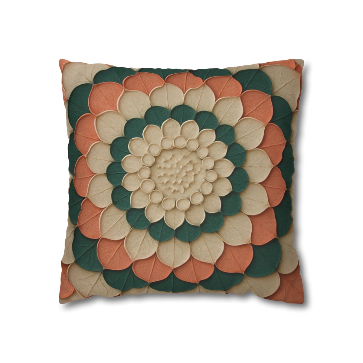 Petal Halo Mosaic designer print pillow cases