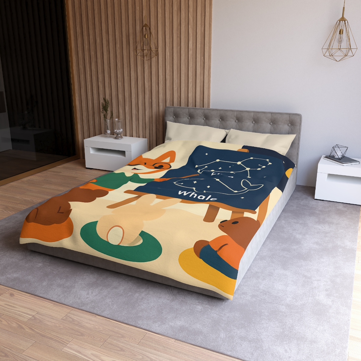 Constellation Classroom Fox stylish duvet covers