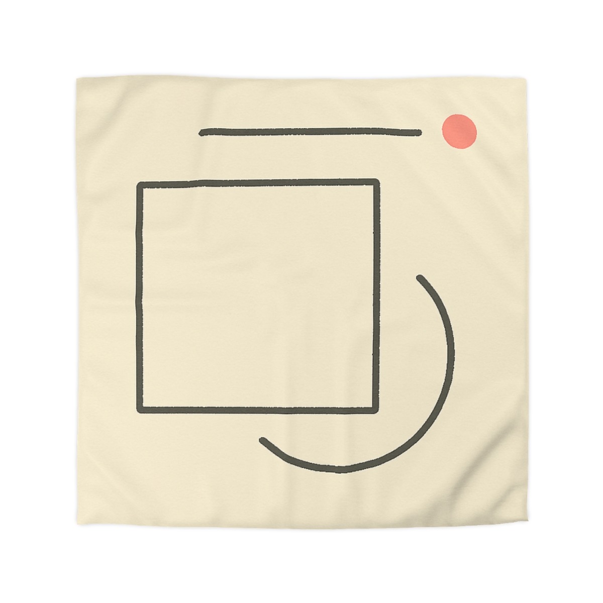 Offset Frame With Crescent Anchor warm winter duvets