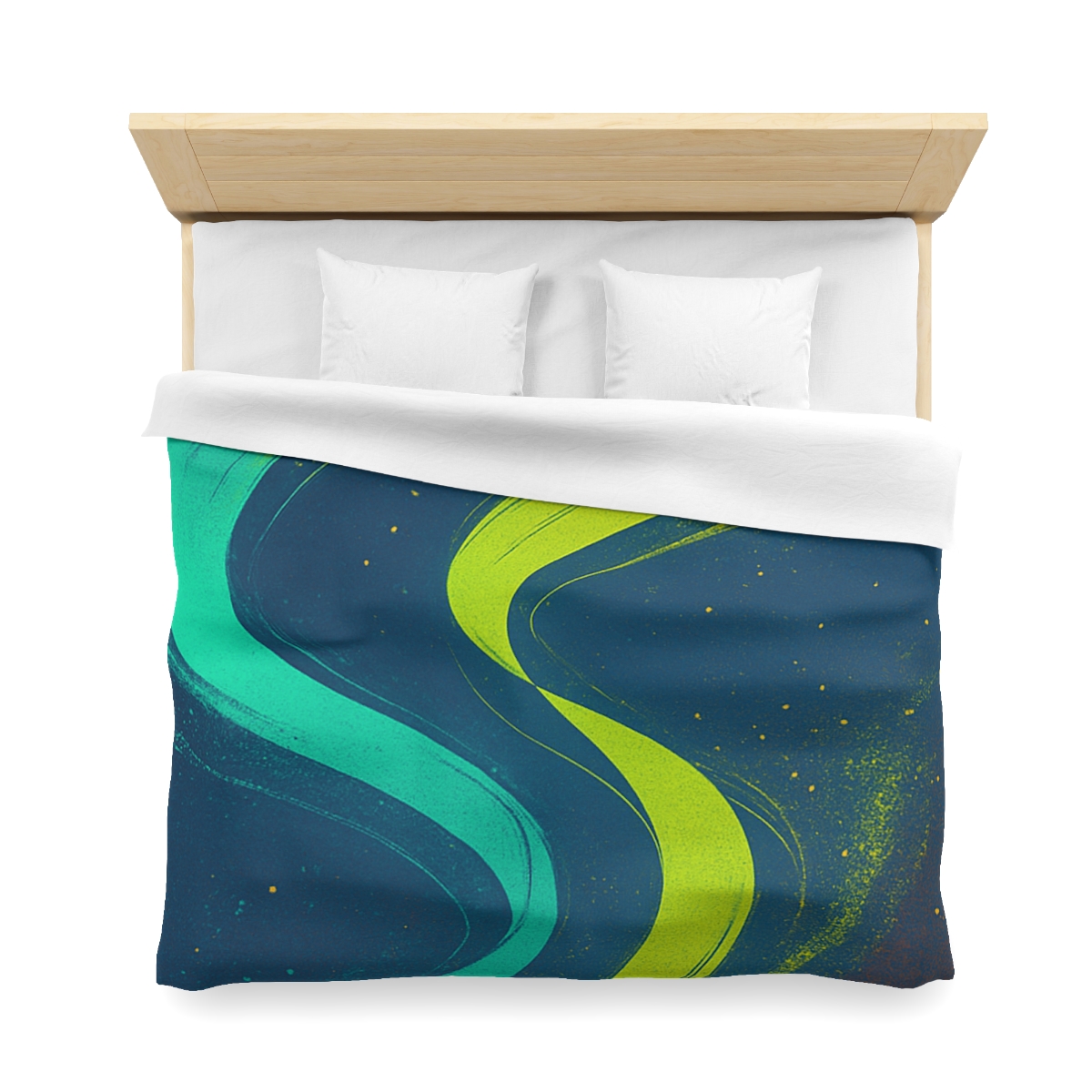 Auroral Dust Ribbon designer printed duvets