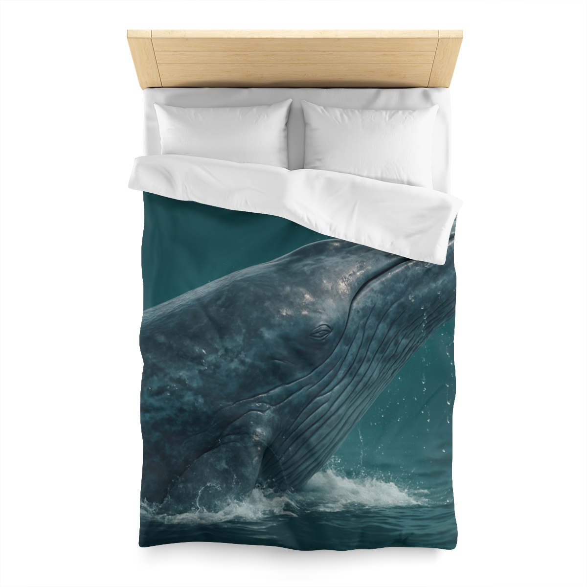 Ocean Song Blue Whale designer printed duvets