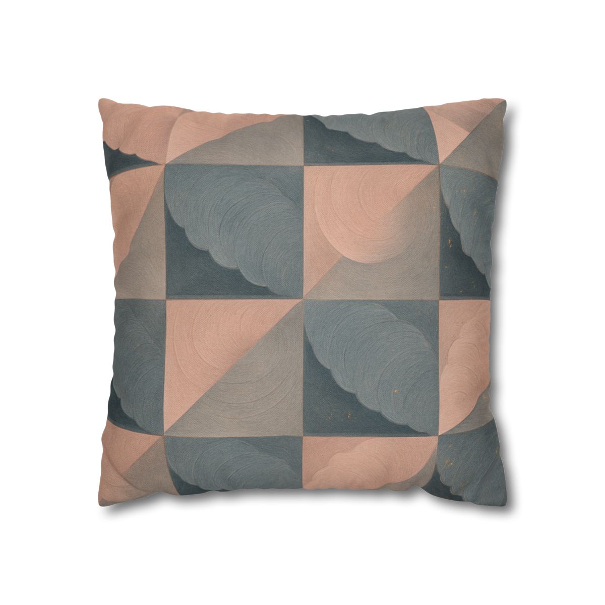Petal Ripple Grid designer print pillow cases