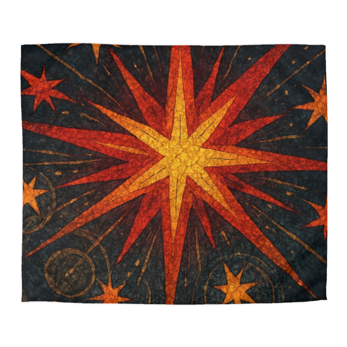 Starburst Cluster Mosaic designer printed duvets