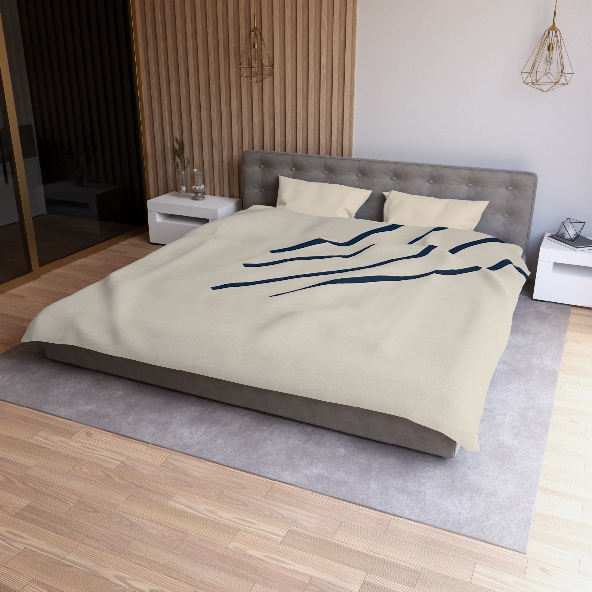 Diagonal Line Quartet soft comforter duvets