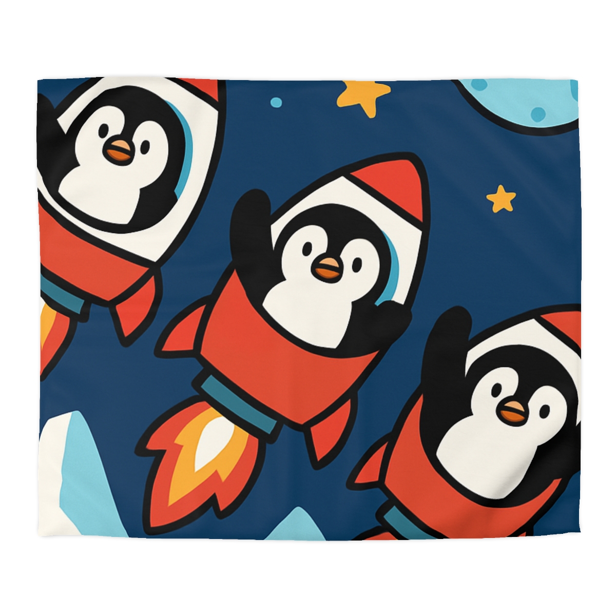 Rocket Penguin Crew warm winter duvets