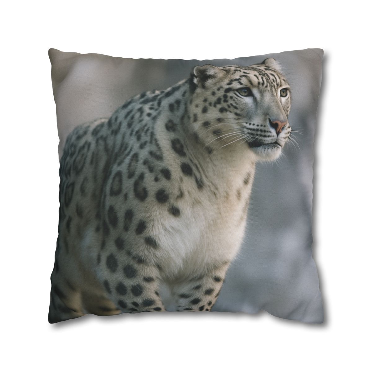 Cliff Phantom Snow Leopard soft cotton pillow cases