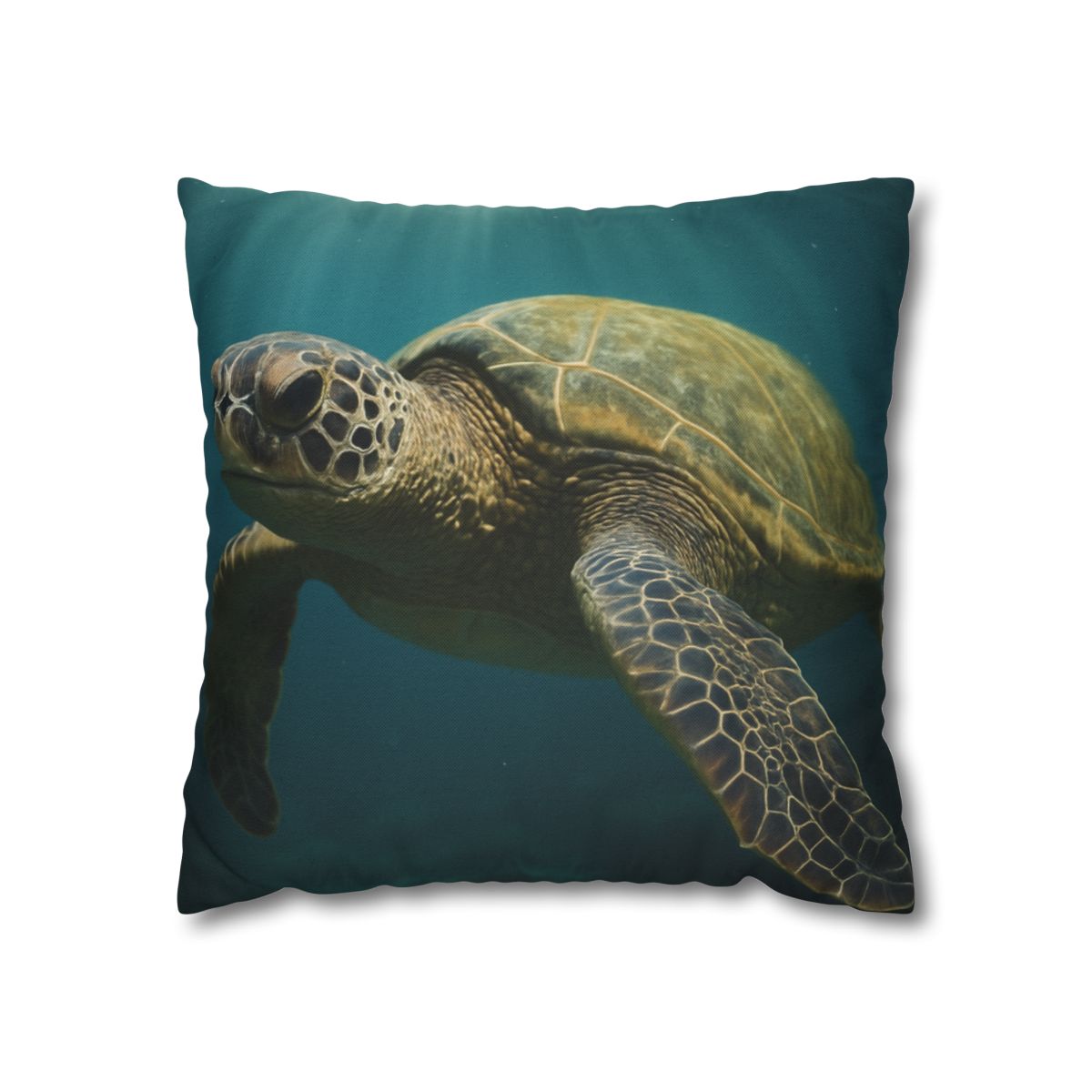 Glasswater Drift Green Sea Turtle unique gift pillow cases