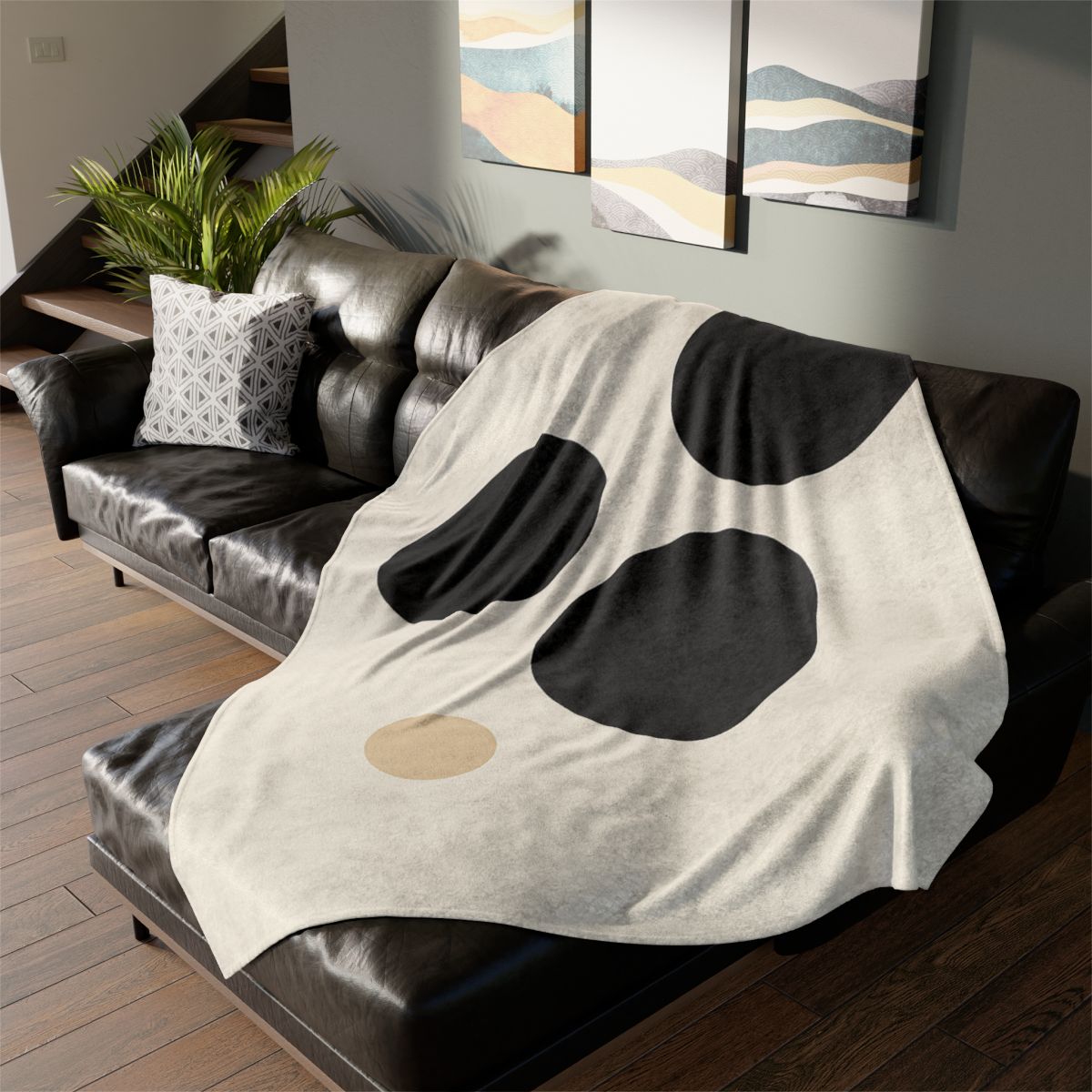 Asymmetric Dot Cluster trendy patterned blankets