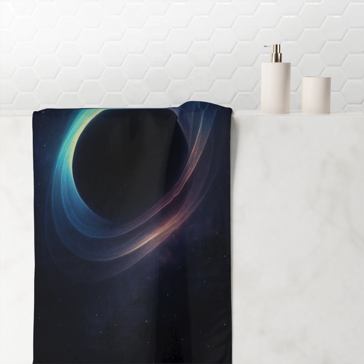 Prismatic Lensing Halo soft cotton towels