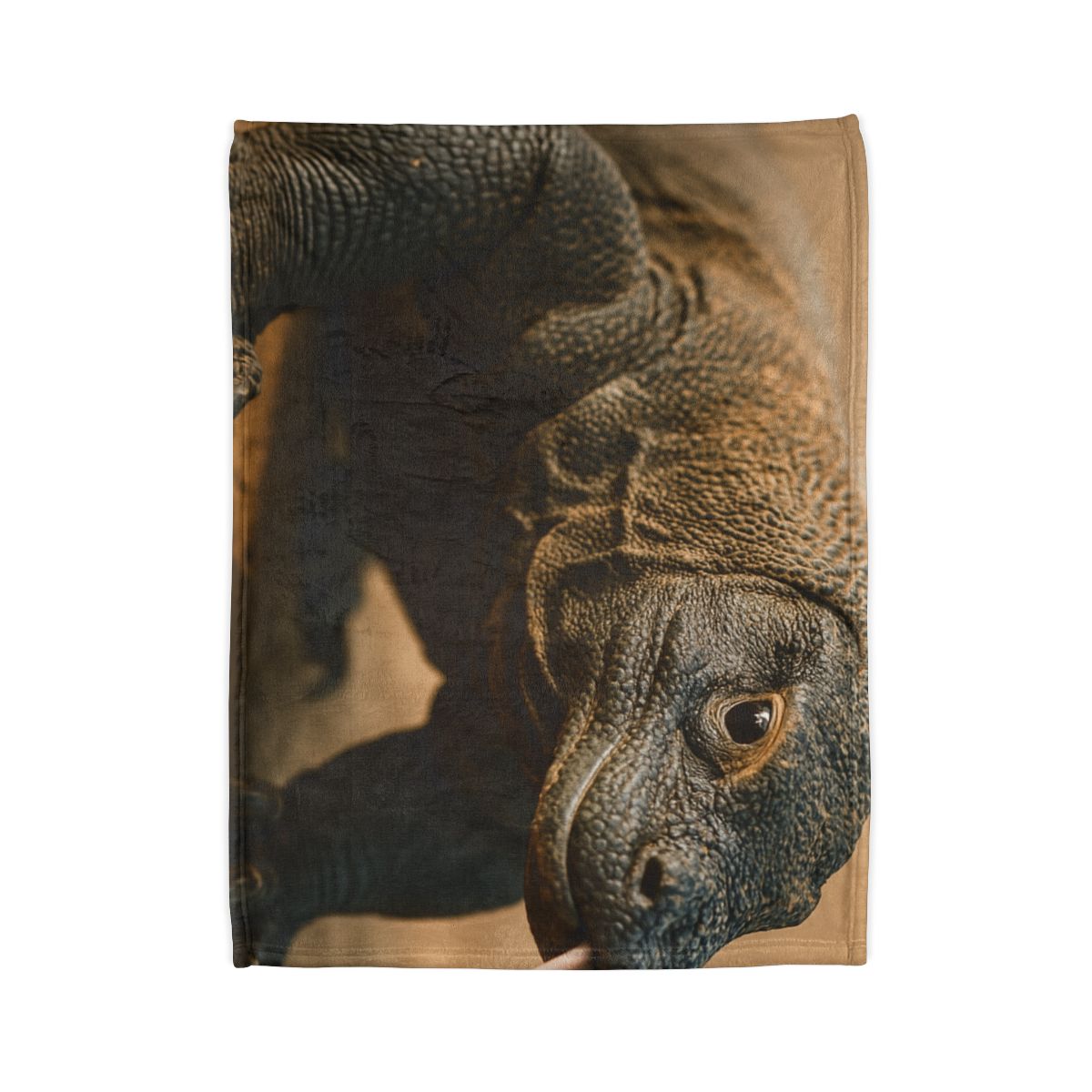 Ancient Sentinel Komodo Dragon custom blankets