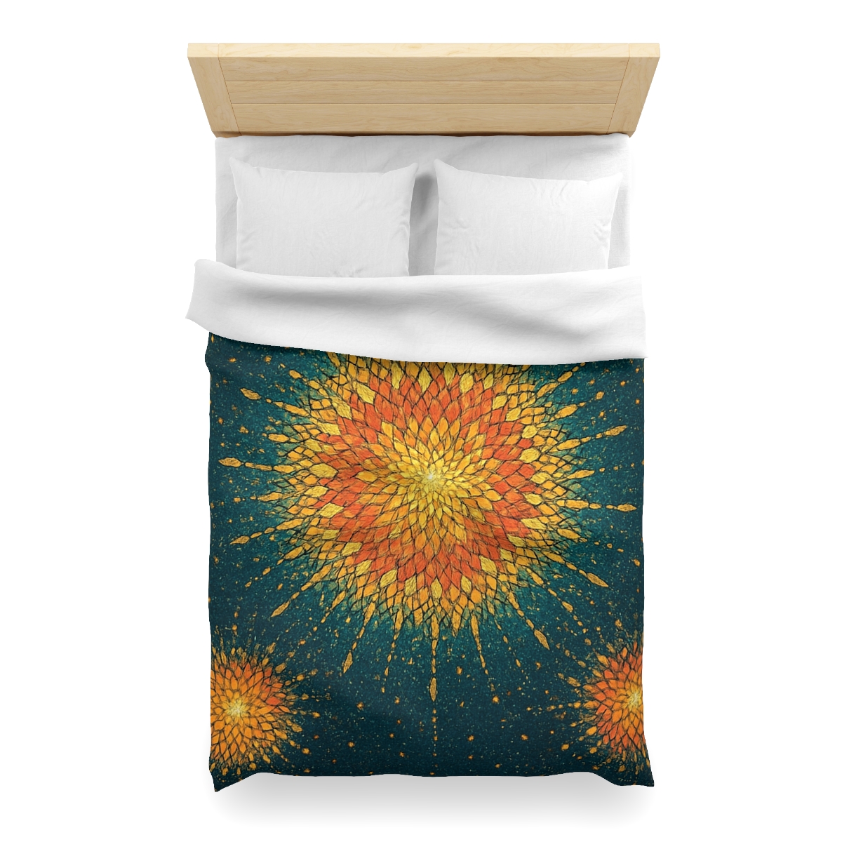 Starburst Mosaic Halo custom duvets