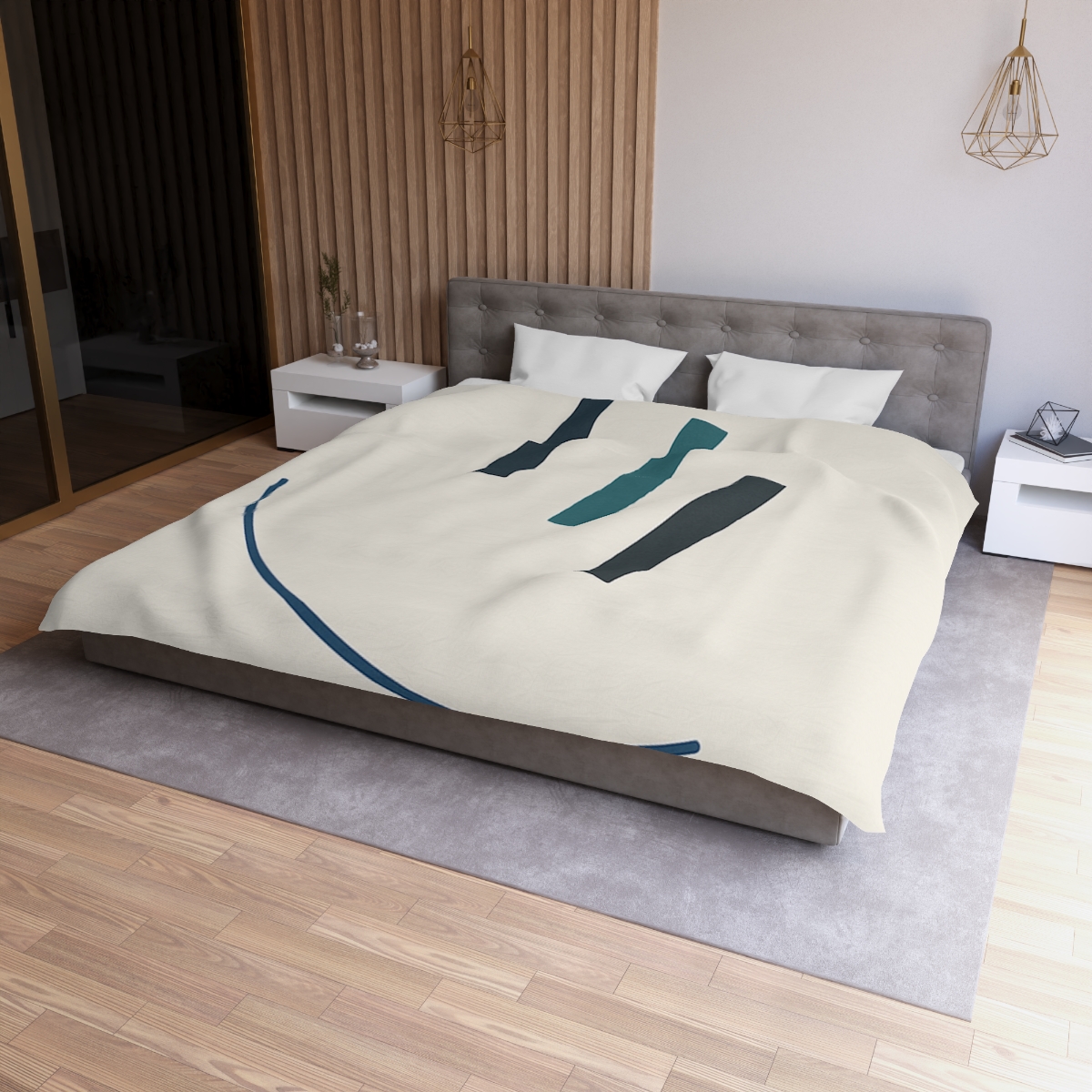 Orbit Pause Rectangles unique patterned duvets