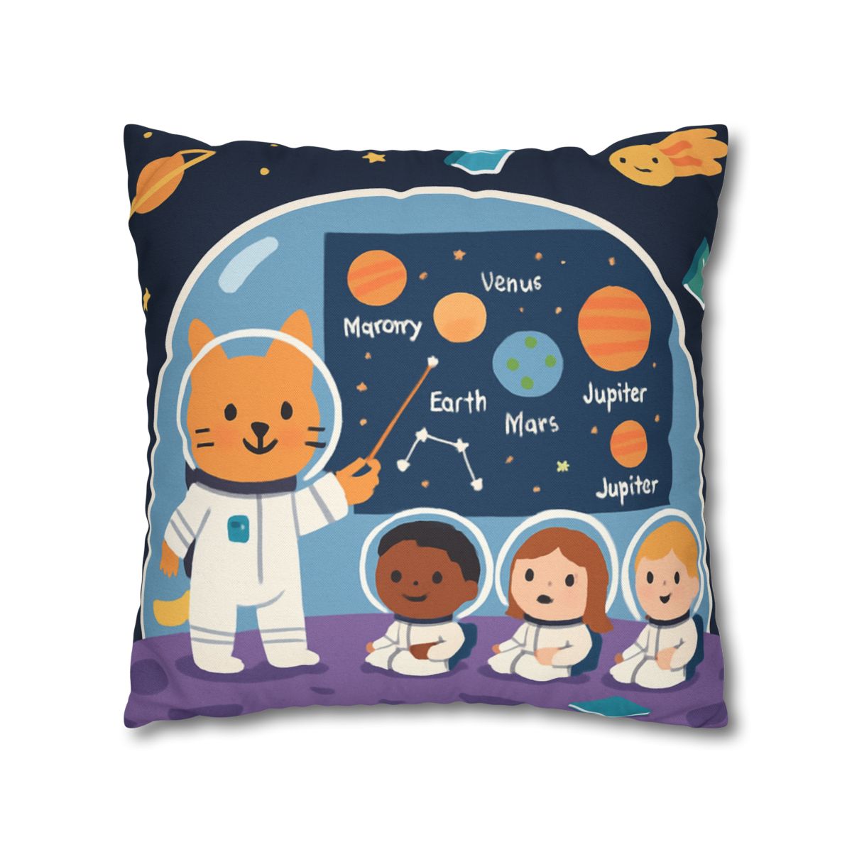 Comet Classroom In A Bubble Dome stylish decorative pillowcases