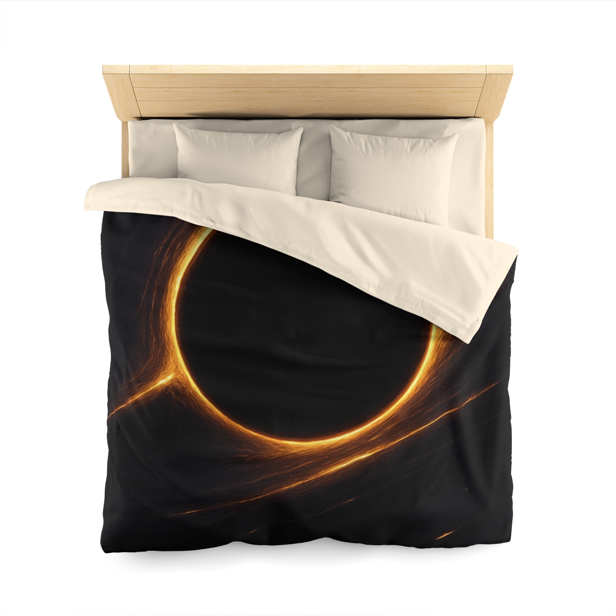 Black Hole Silhouette unique patterned duvets