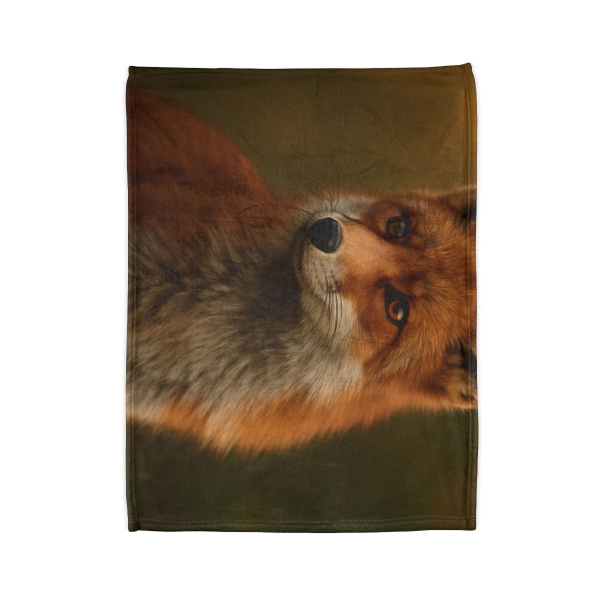 Crimson Whisper Red Fox unique gift blanketscustom blankets
