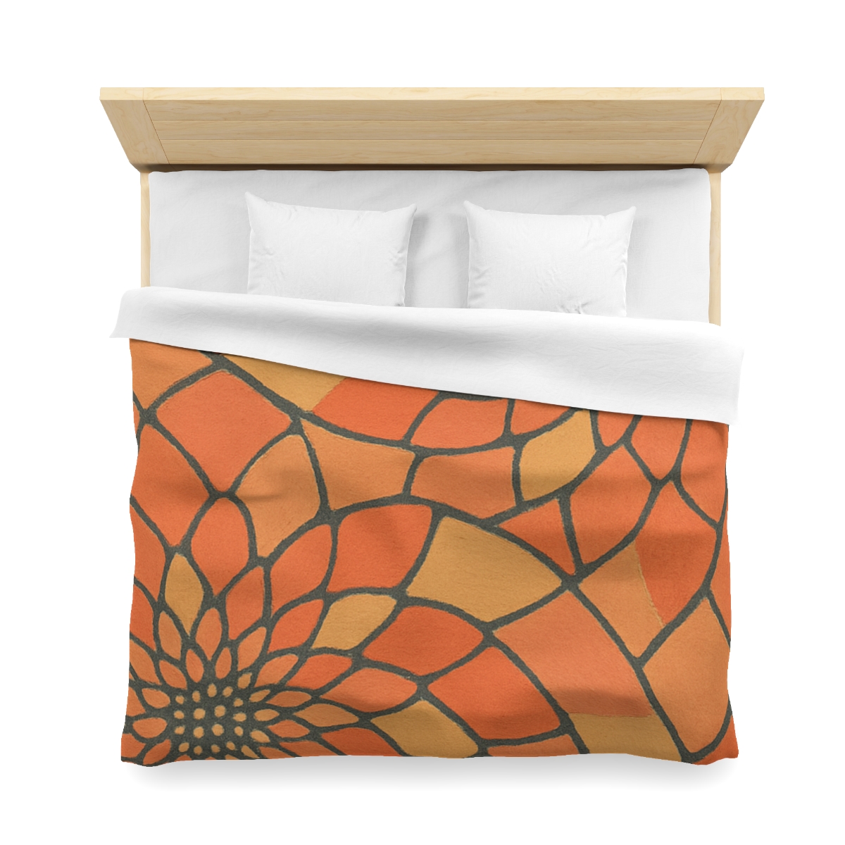 Petal Spiral Matrix custom duvets