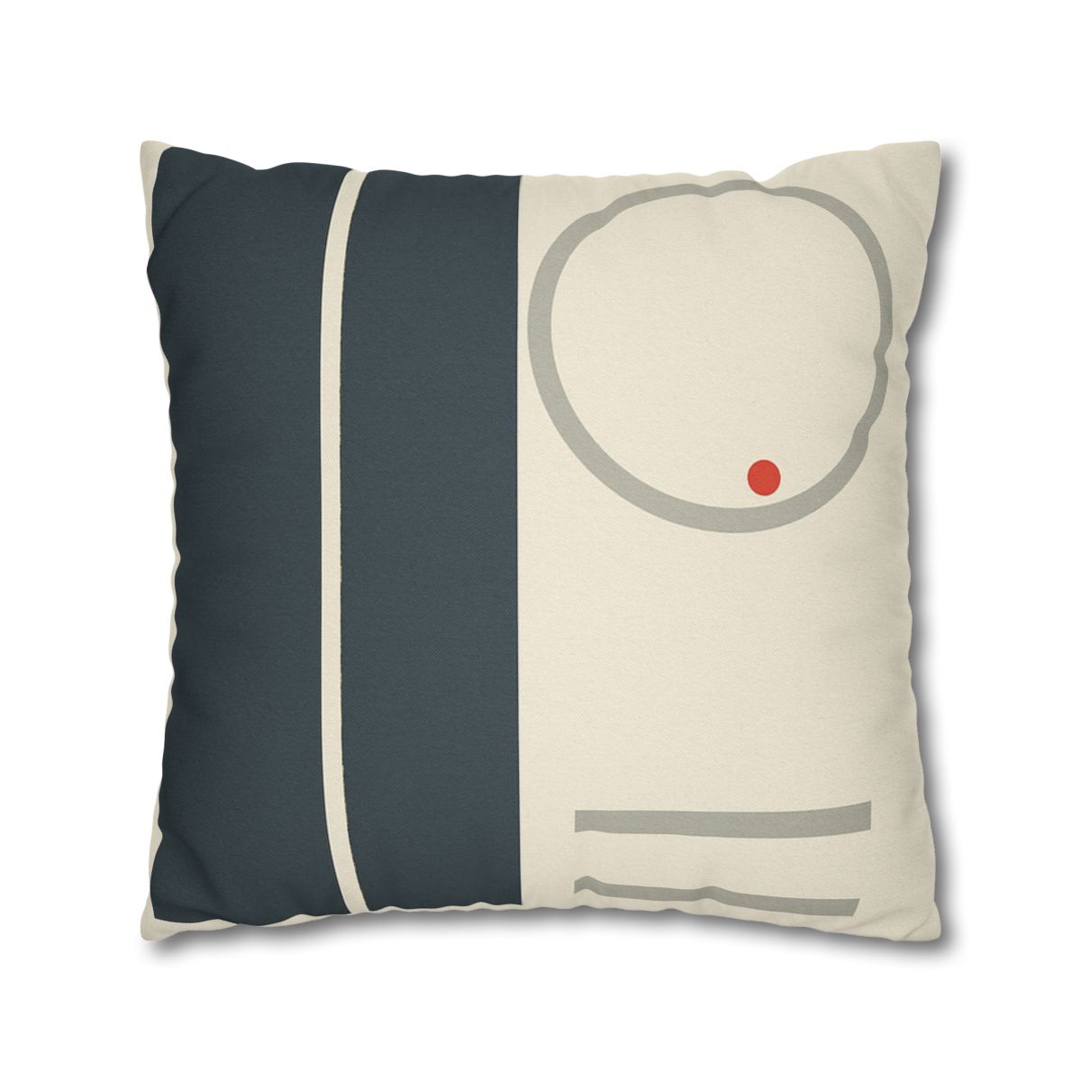 Split Rectangle With Floating Ring stylish decorative pillowcases