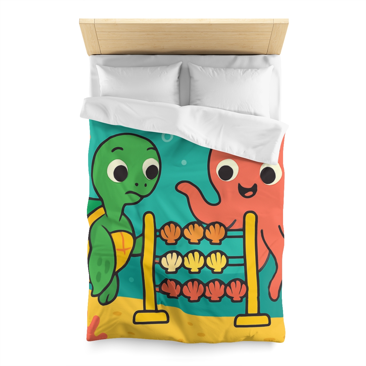 Coral Reef Codebreakers designer printed duvets