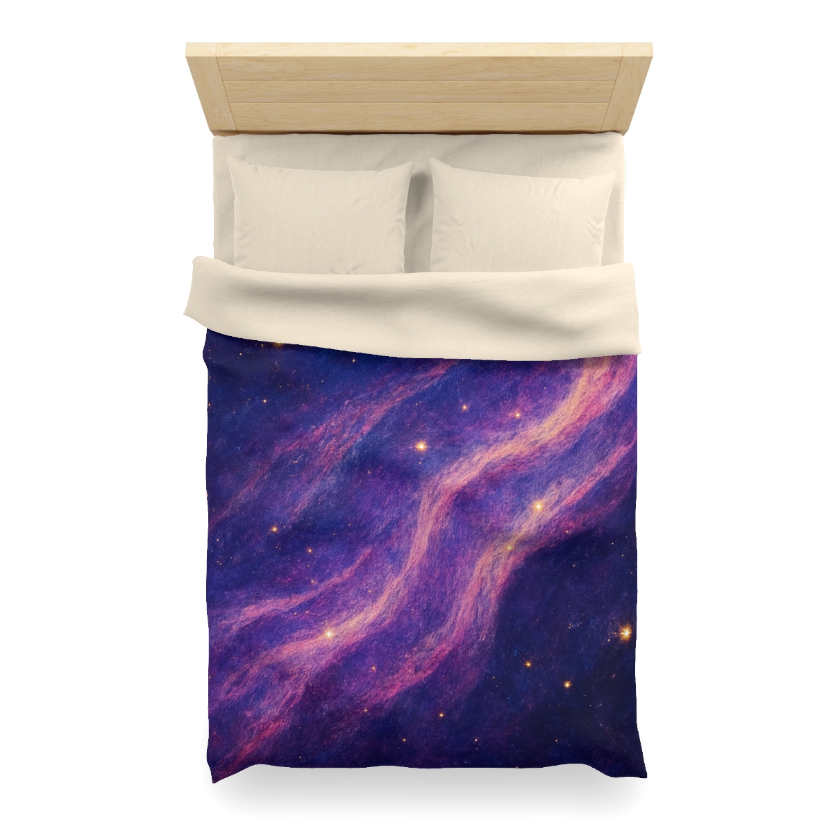 Celestial Veil Of Radiant Nebula unique patterned duvets