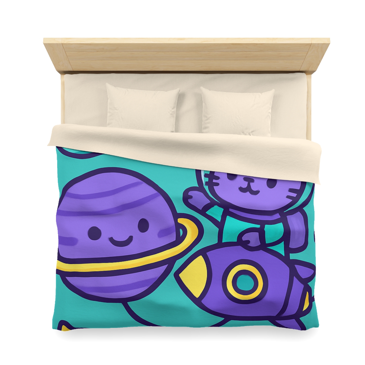 Star Sailor Kitten soft comforter duvets