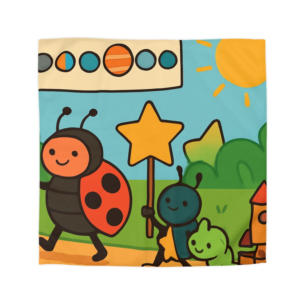Galaxy Garden Insect Parade duvets for gifts