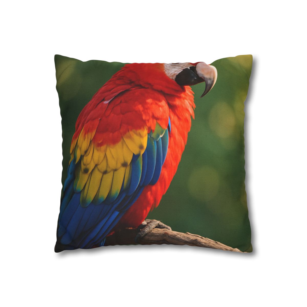 Prism Song Scarlet Macaw designer print pillow cases