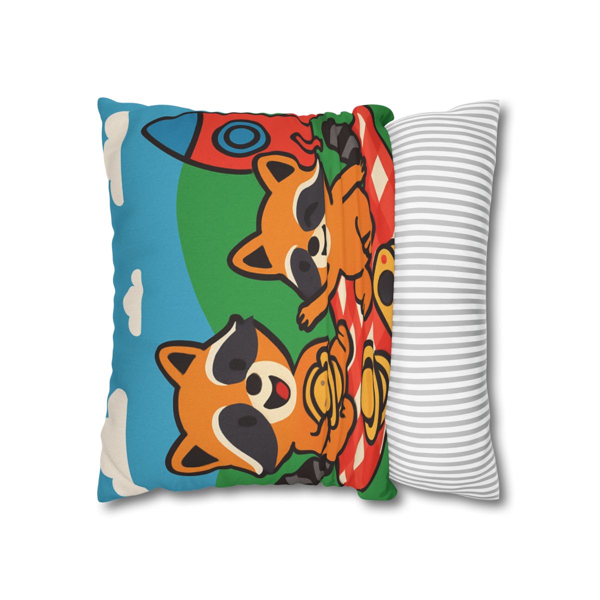 Rocket Racers Picnic custom pillow cases