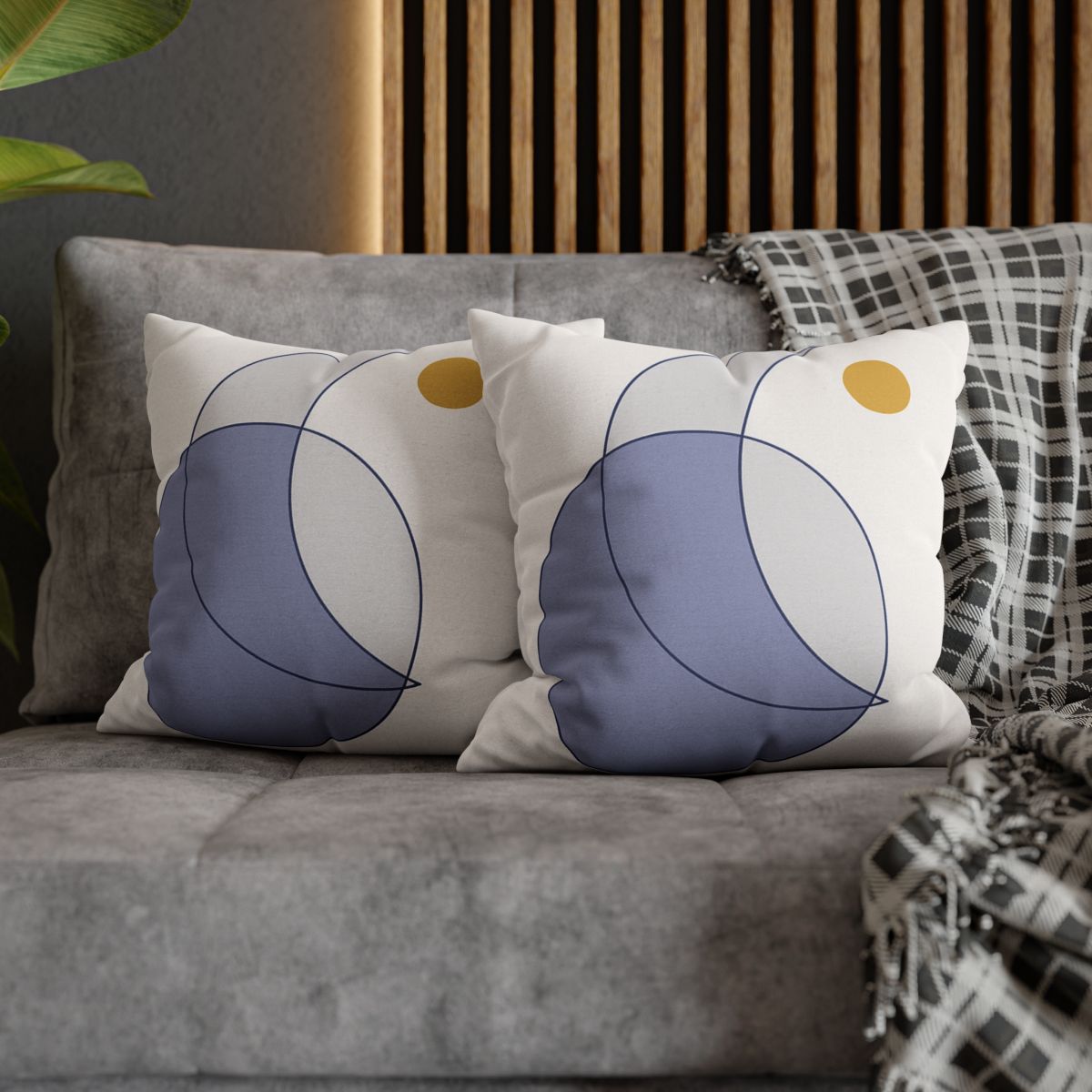 Intersecting Arc Duo trendy patterned pillow cases