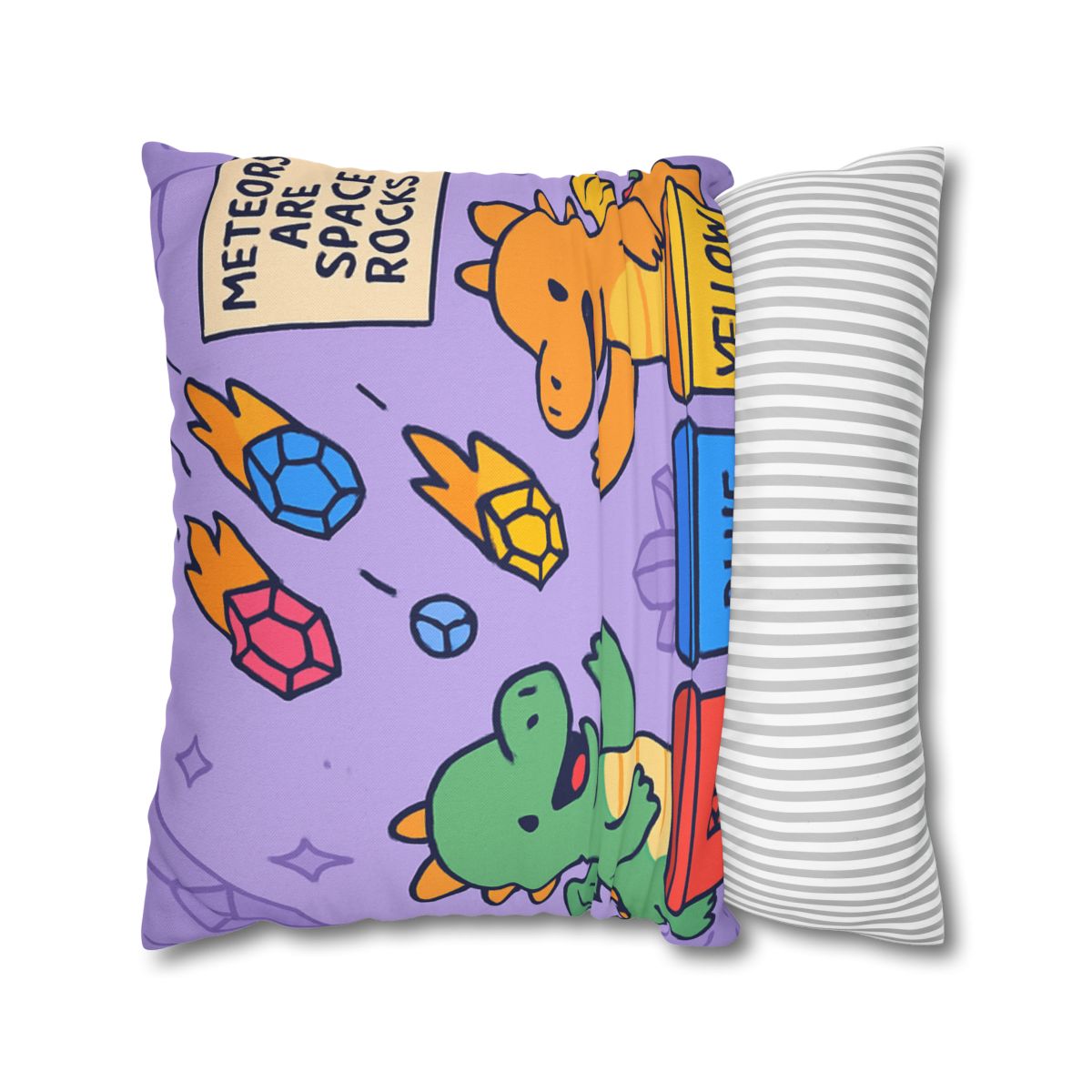 Crystal Cave Dragons Sorting Gem Meteors trendy patterned pillow cases