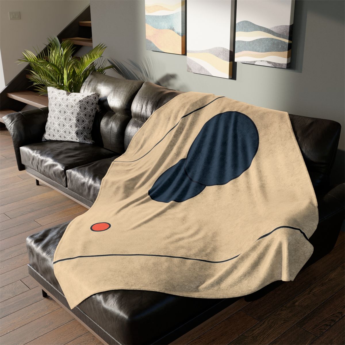 Offset Frame With Two Quiet Discs personalized cozy blankets