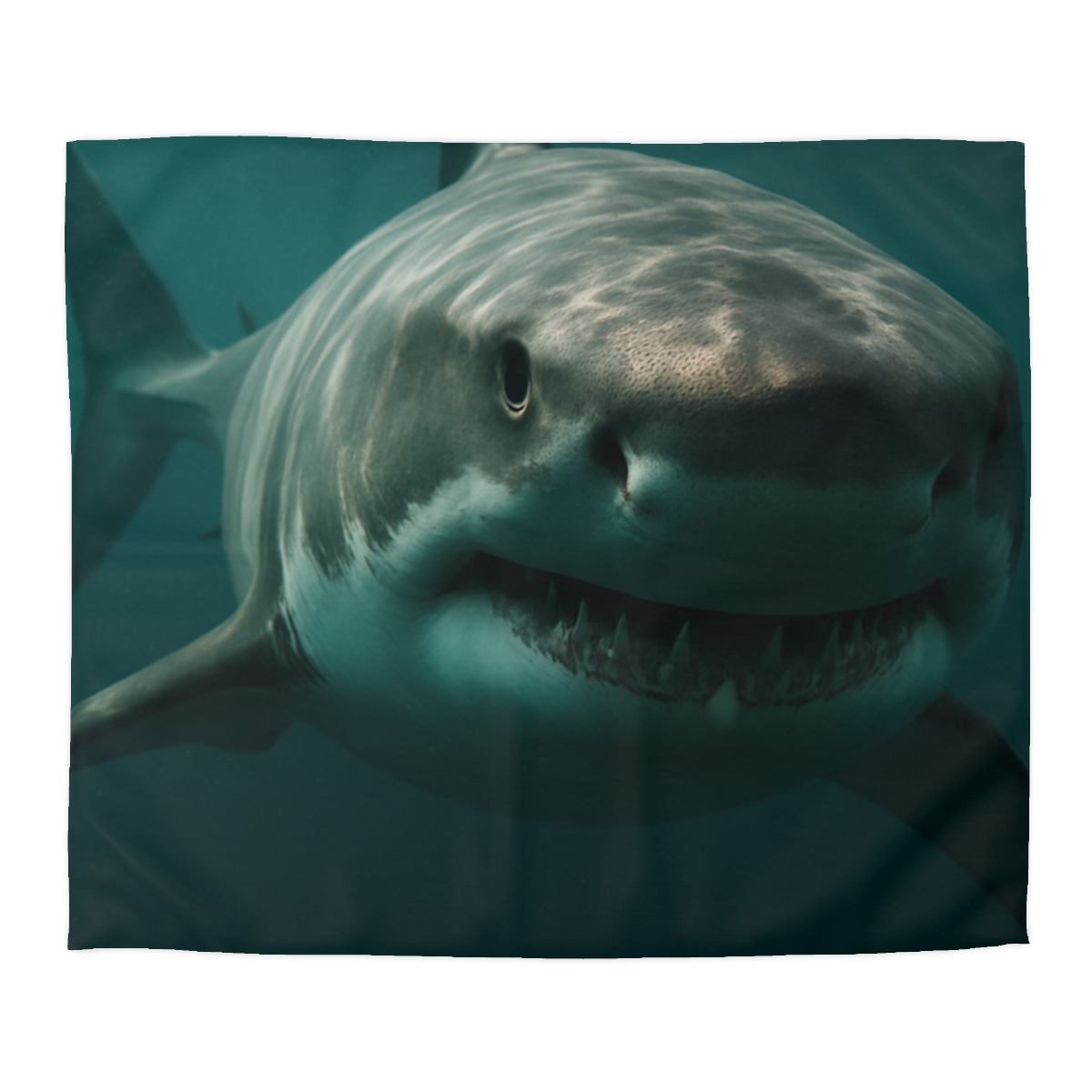 Silent Hunter Great White Shark personalized bedding duvets