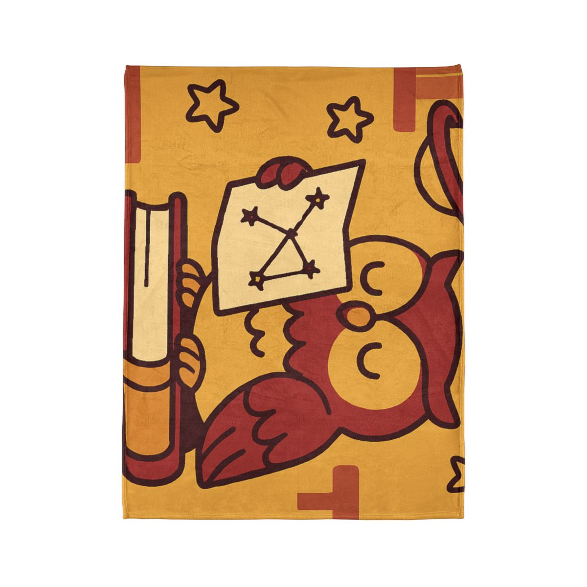 Cosmic Owl Library custom blankets