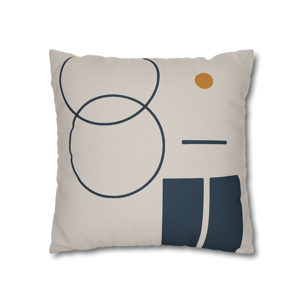 Staggered Rings Over Split Rectangle trendy patterned pillow cases