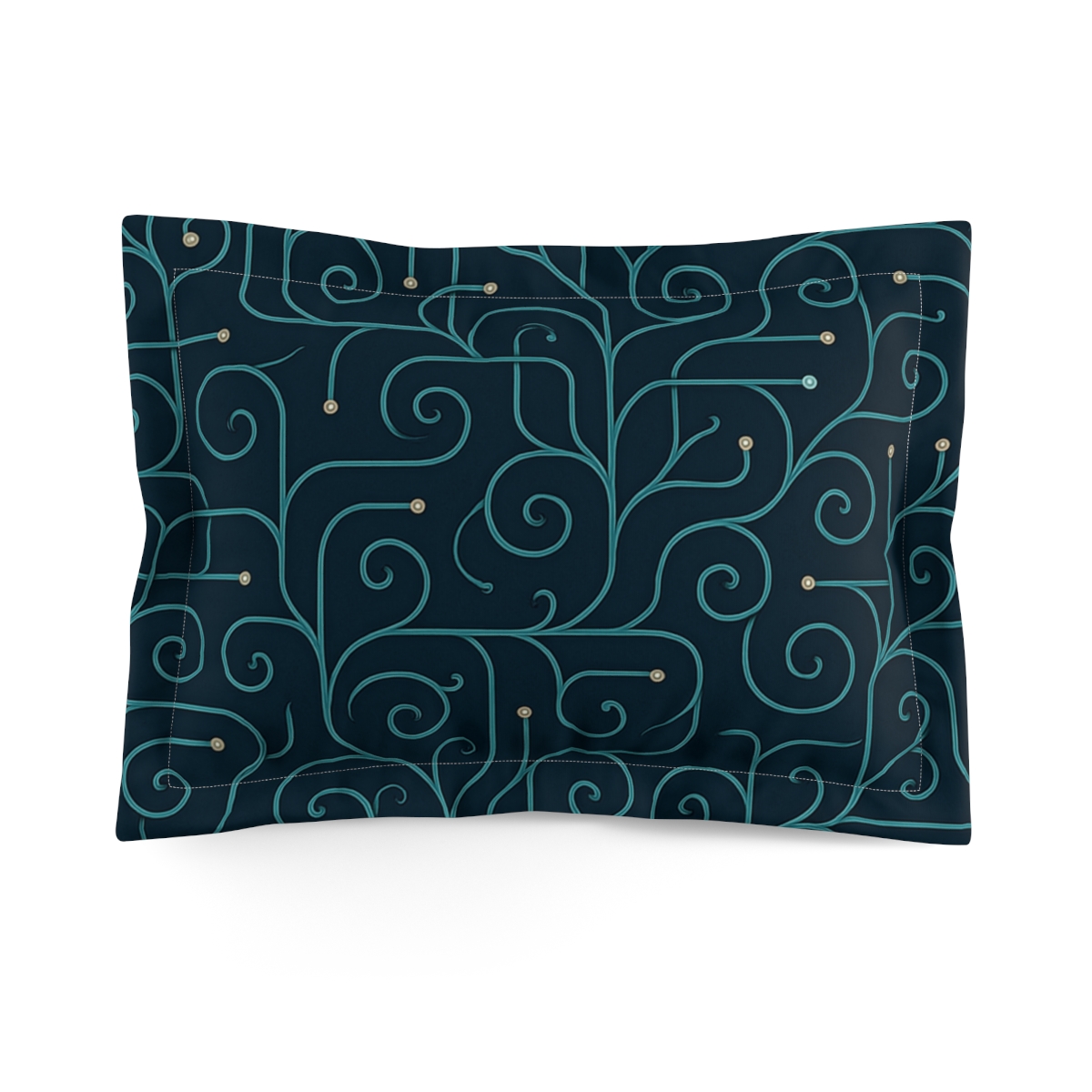Vine Circuit Lattice stylish throw pillows